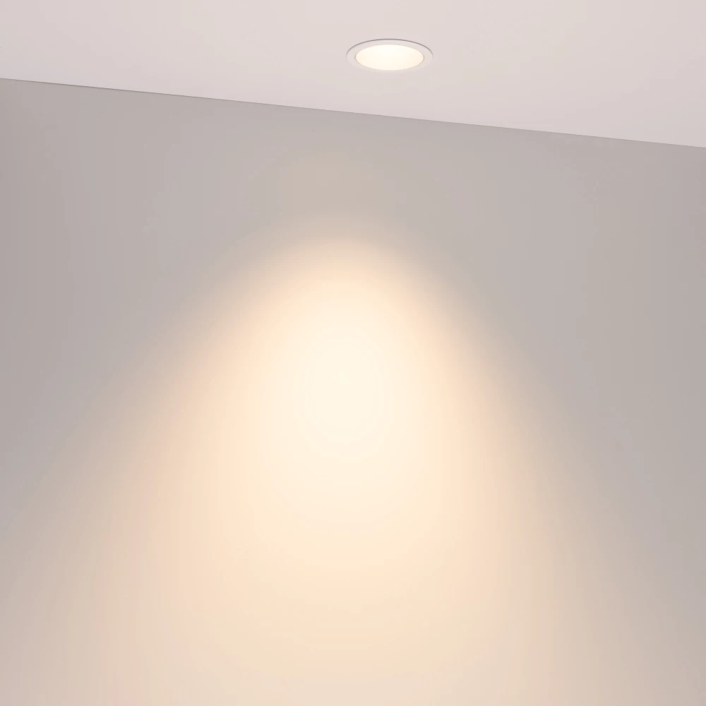 Светильник MS-ARADO-BUILT-R55-7W Warm3000 (WH-WH, 55 deg, 230V) (Arlight, IP20 Металл, 5 лет) 059104 - Viokon.com