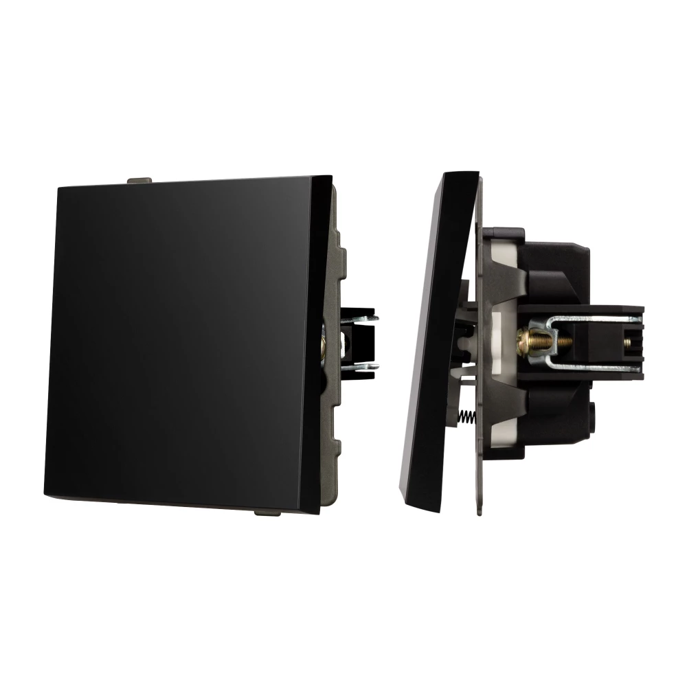 Механизм звонкового выключателя SWT-TENDO-MKR1-PL-BK (230V, 10A) (Arlight, Черный) 054143 - Viokon.com