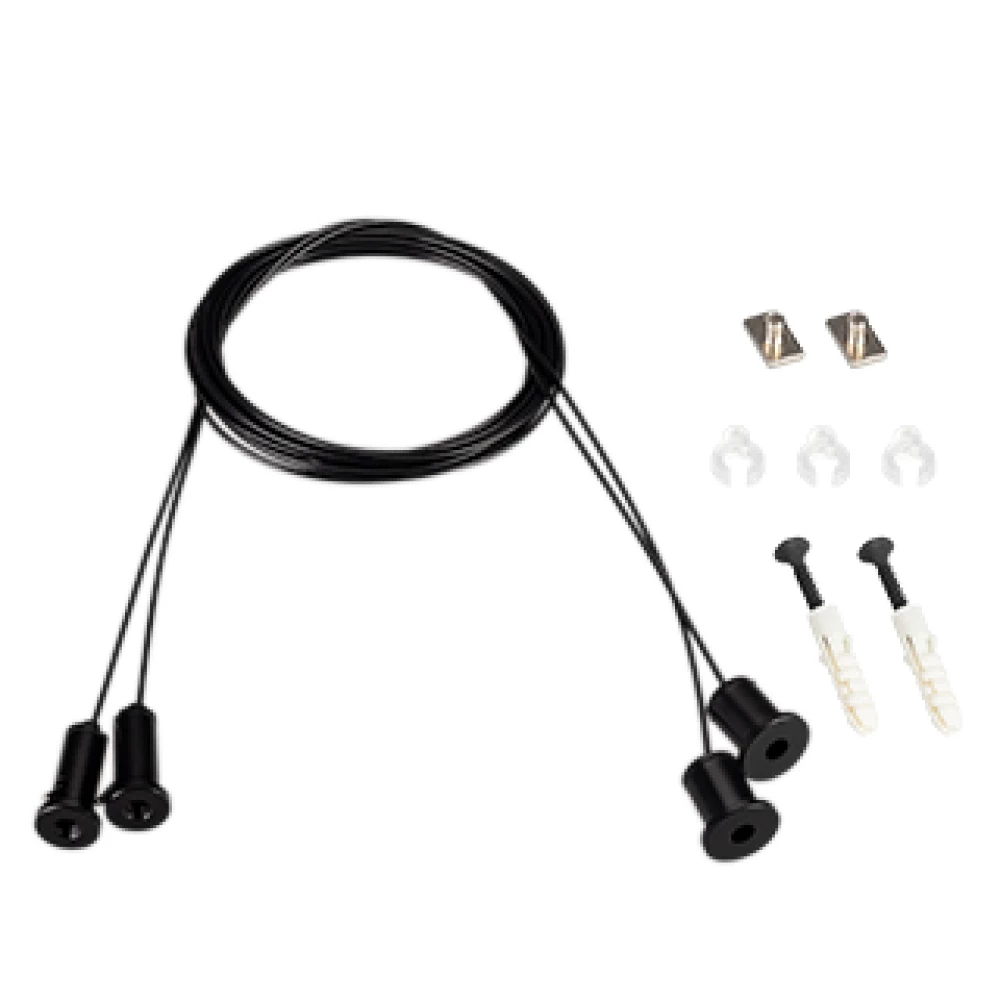 Подвес ARL-2x2m Set BLACK (Pad 9x2mm) (Arlight, Металл) 039187(1) - Viokon.com