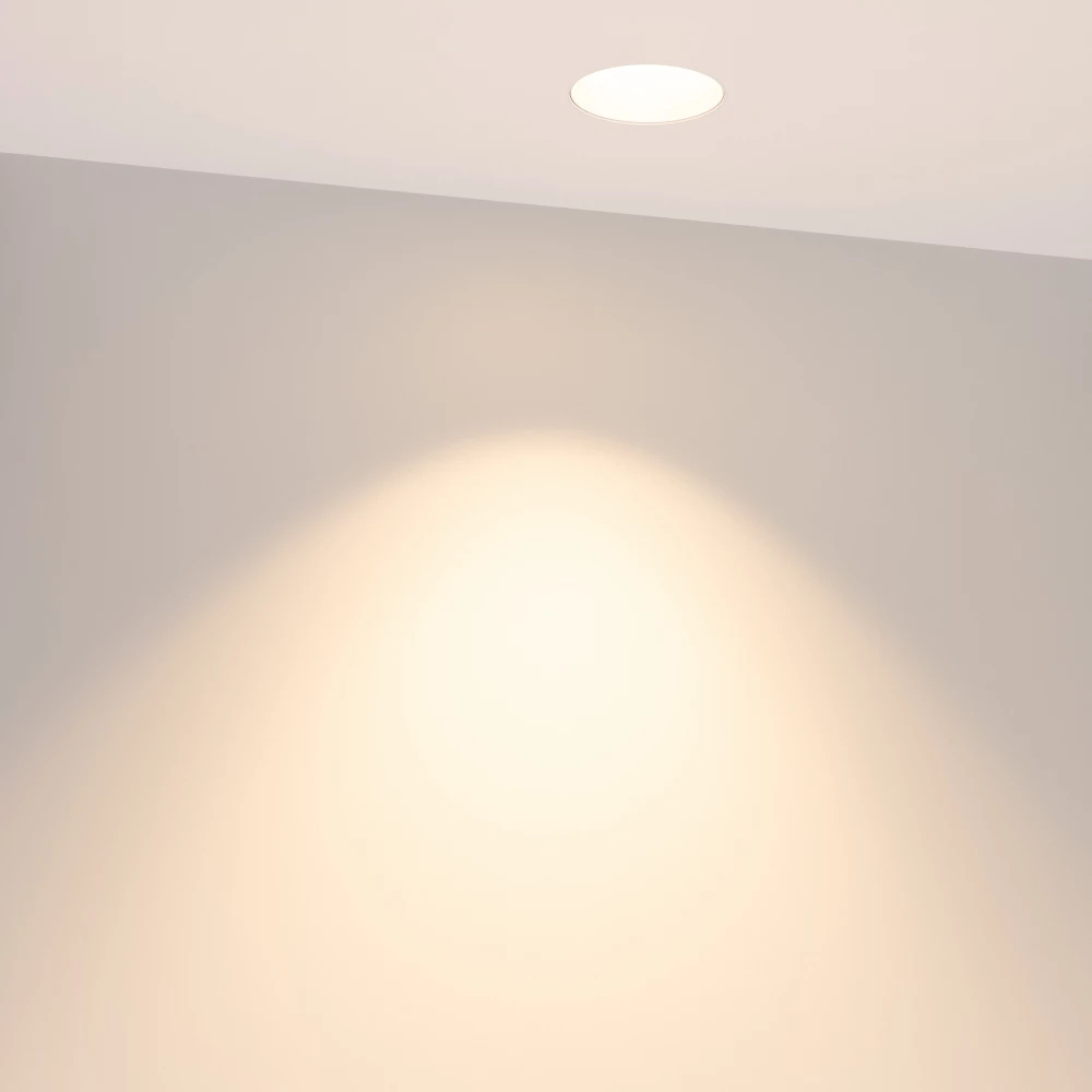 Светильник MS-ARADO-TRIMLESS-R75-12W Warm3000 (WH-WH, 55 deg, 230V) (Arlight, IP20 Металл, 5 лет) 052412 - Viokon.com