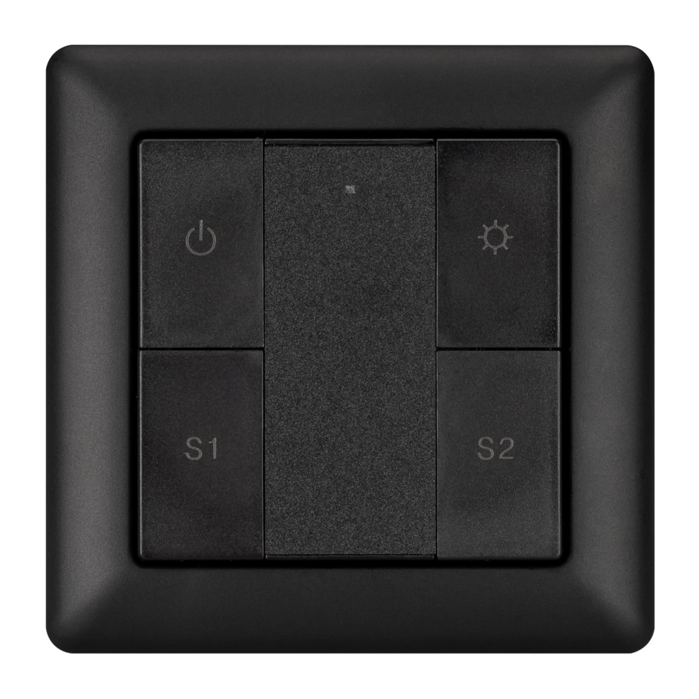 INTELLIGENT ARLIGHT Панель DALI-223-1G-2S-IN-BLACK (BUS) (IARL, -) 031100 - Viokon.com