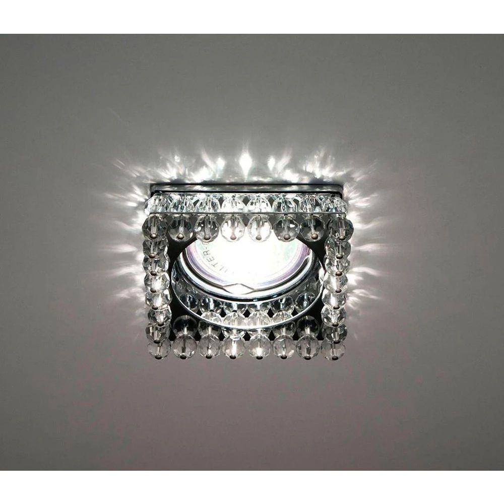 Светильник встраиваемый Feron CD2131 потолочный MR16 G5.3 прозрачный, хром (18766) - Viokon.com