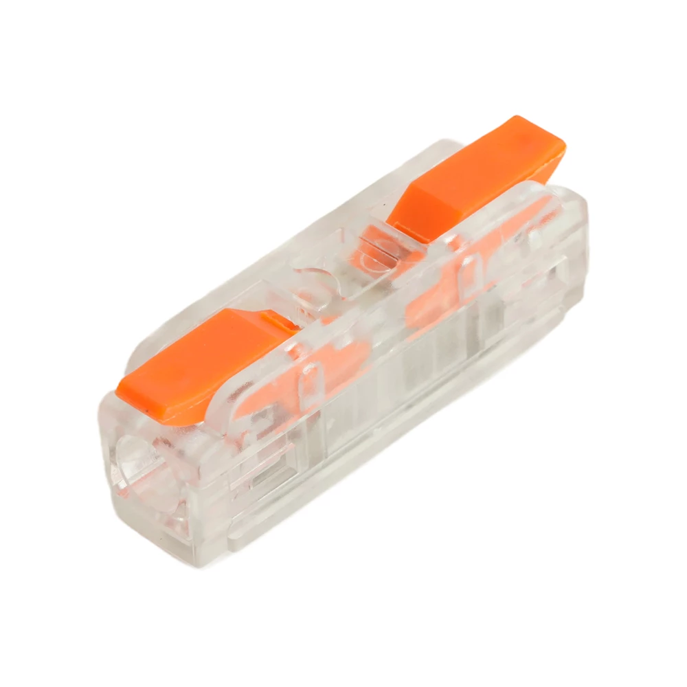 Клемма супер-компактная проходная серии 219 на 1 контакт STEKKER,LD219-421, 1ввод,1вывод на полюс (DIY упак 10 шт) (49783) - Viokon.com