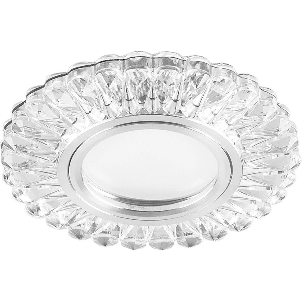 Светильник встраиваемый с белой LED подсветкой Feron CD902 потолочный MR16 G5.3 белый (28845) - Viokon.com