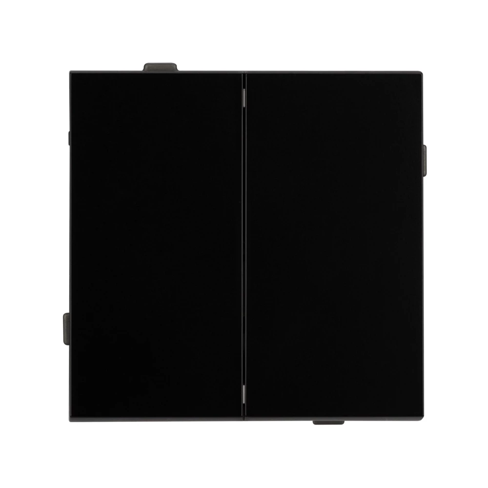 Механизм выключателя двухклавишный непроходной SWT-TENDO-MK02-PL-BK (230V, 10A) (Arlight, Черный) 054059 - Viokon.com