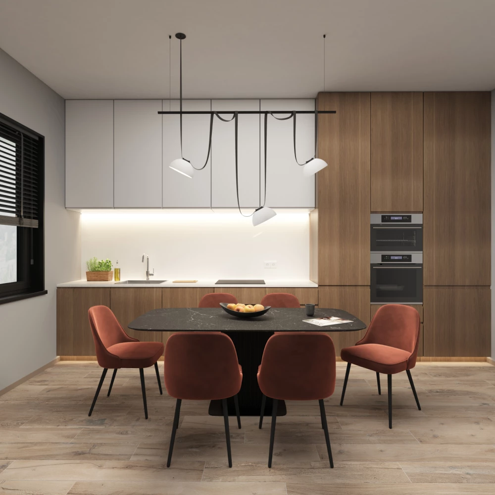 DK5660-WHBK Cветильник для трека-ремня Belty Smart серия Flow со светодиодом D220H117мм 48V DC 24W RA90 120 3000-5700K IP20 белый с черным алюминий - Viokon.com