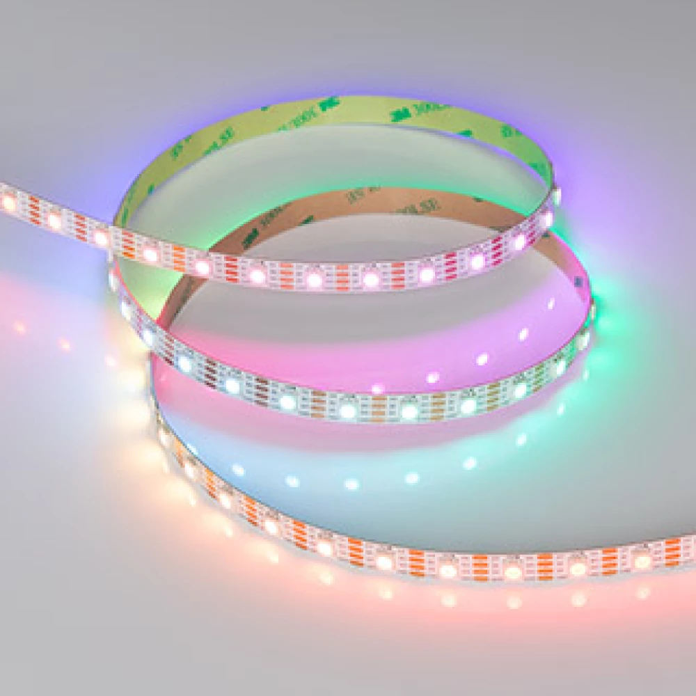 Лента SPI-B60-10mm 5V RGB-PX1-BPT (12 W/m, IP20, 5060, 5m) (Arlight, бегущий огонь) 037855 - Viokon.com