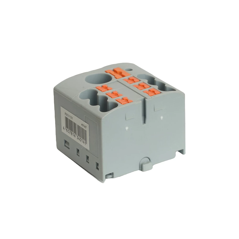 LD580 PTFIX 6-06/25 Зажим блочный PT распред. на 6 точ,сеч 2,5 мм2,690V,41А, интегр.1 точка,серый (49747) - Viokon.com