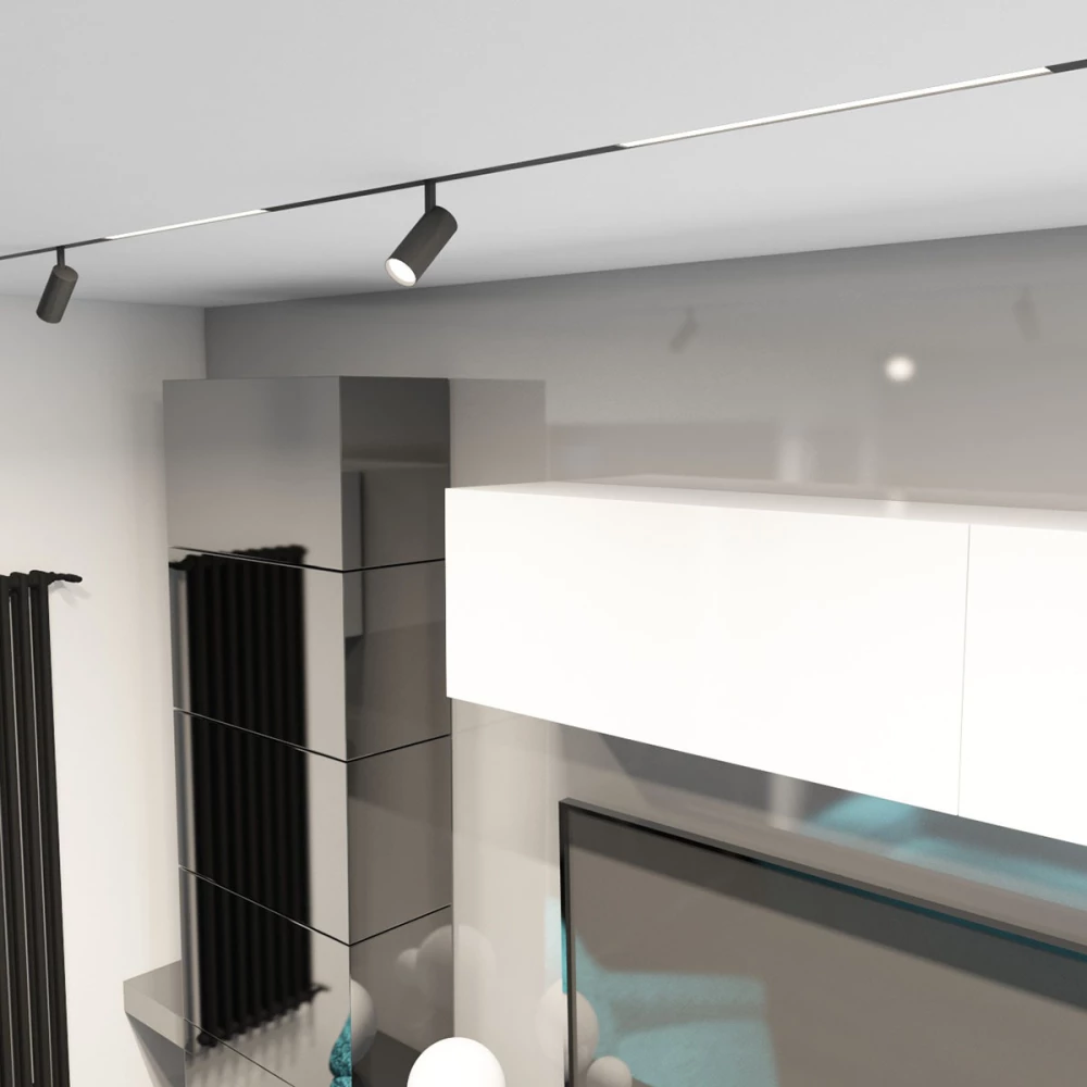 DK8010-BK Акцентный светильник SMART SPOT 9W DIM 3000K-6000K черный - Viokon.com