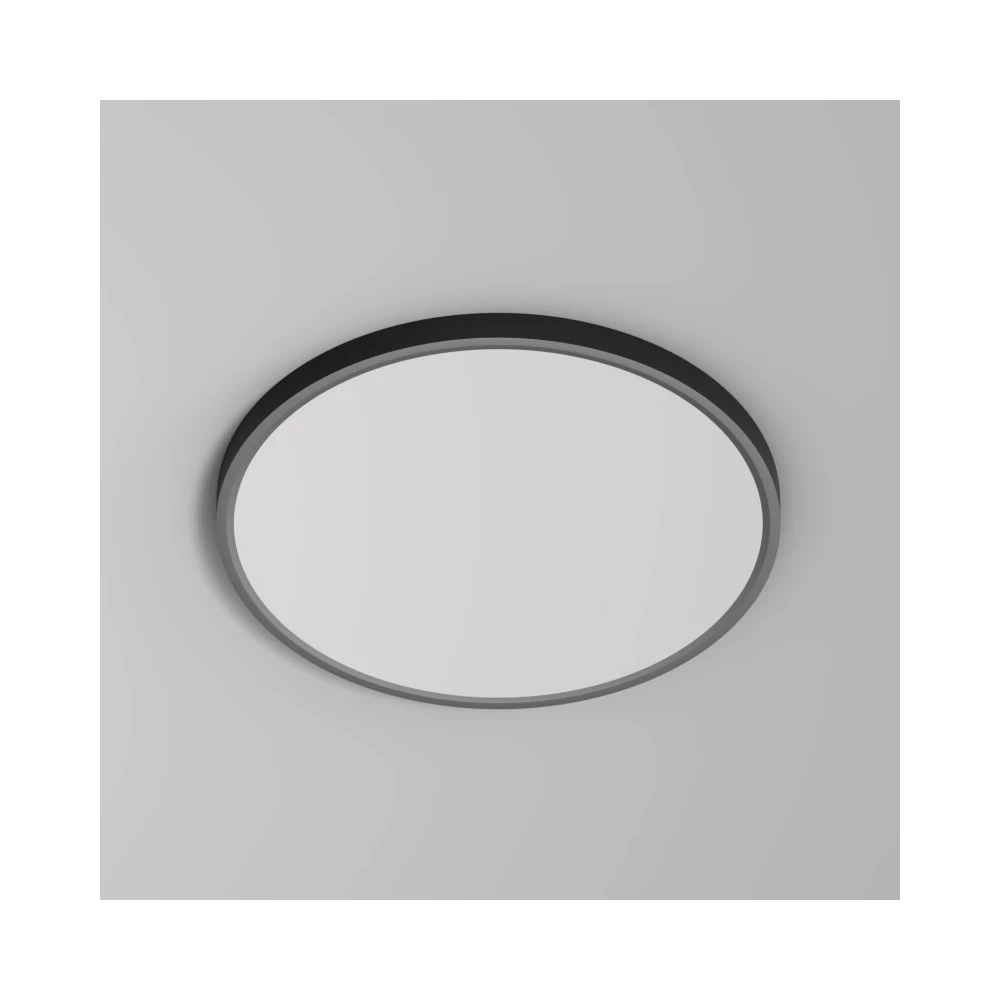 DK6522-BK Накладной светильник THIN IP40 36W 3000K4000K6500K переключатель цветовой температуры на корпусе черный полимер - Viokon.com