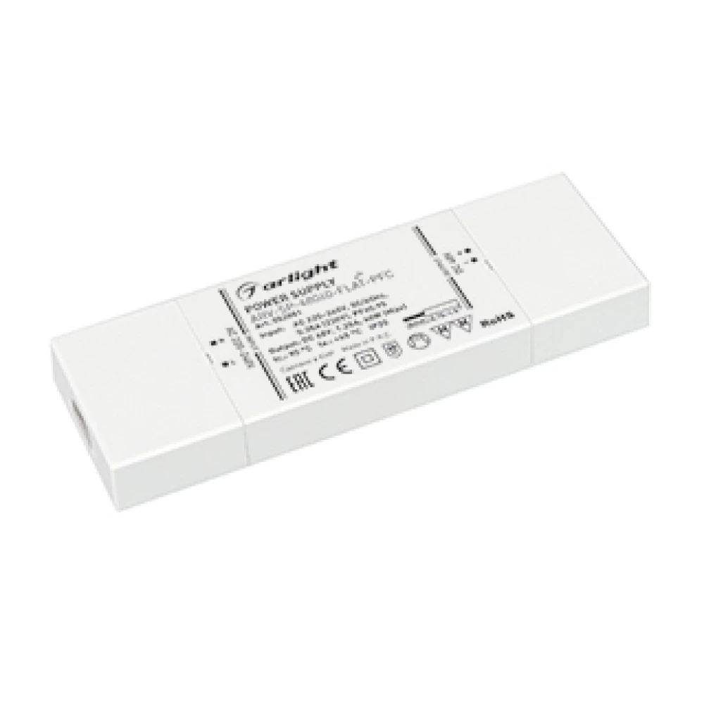 Блок питания ARV-SP-48060-FLAT-PFC (48V, 1.25A, 60W) (Arlight, IP20 Пластик, 5 лет) 052081 - Viokon.com