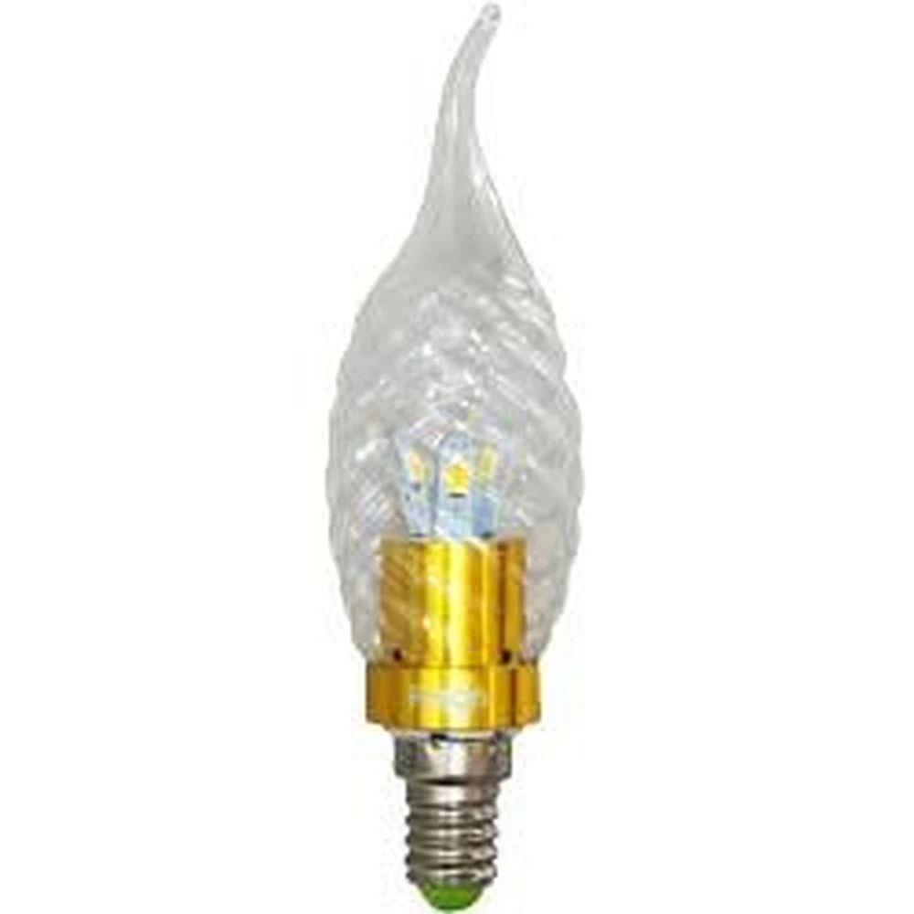 Лампа светодиодная, 6LED(3.5W) 230V E14 6400K золото, LB-78 (25372) - Viokon.com