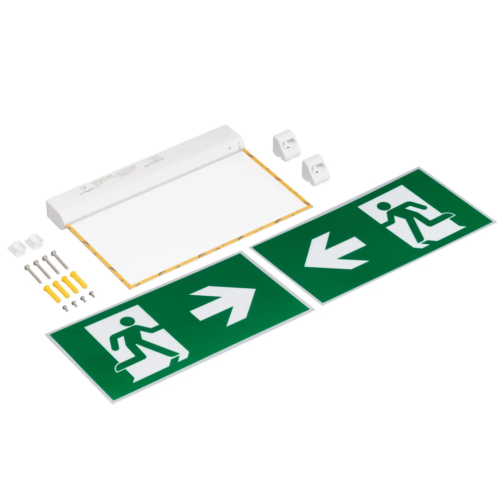 Аварийная панель EMG-VECTOR-3h-1.5W (Пикт. Влево/Вправо, IP20) (Arlight, IP20 Пластик, 3 года) 045655 - Viokon.com