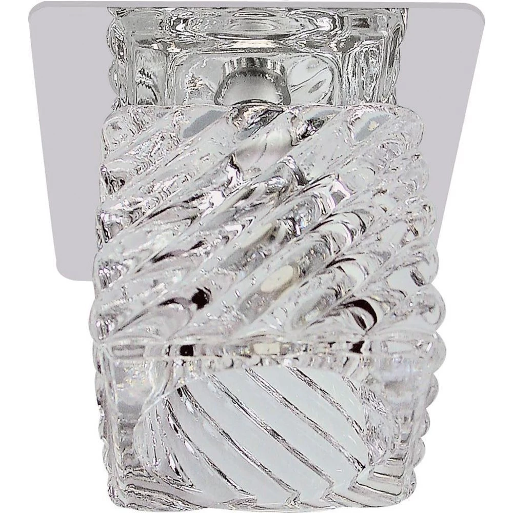 Светильник встраиваемый Feron BS 125-FA потолочный JCD G9 прозрачный, хром (18317) - Viokon.com