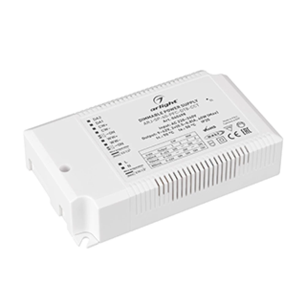 Блок питания ARJ-SP-40-PFC-DT8-ССT (40W, 9-42V, 0.5-0.8А) (Arlight, IP20 Пластик, 5 лет) 040498 - Viokon.com