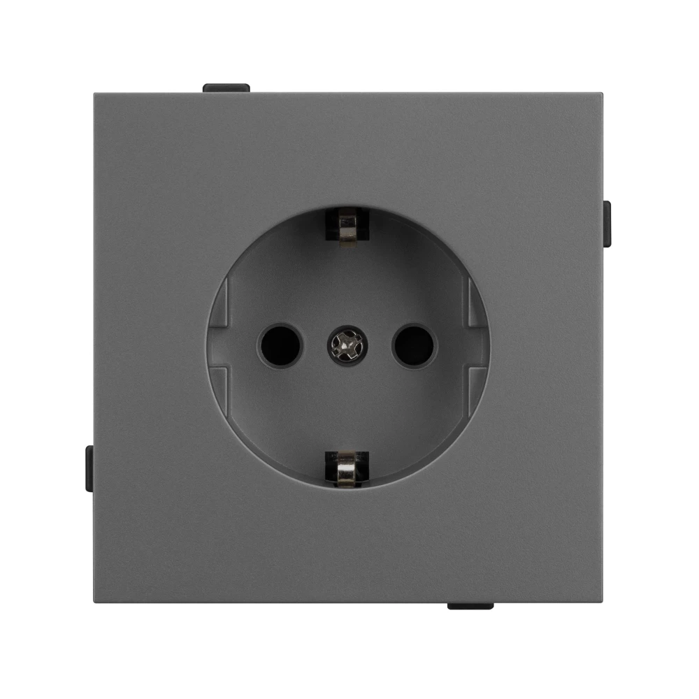 Механизм электрической розетки SCT-TENDO-MEU1-SFPL-GR (230V, 16A) (Arlight, Матовый графитовый) 054640 - Viokon.com
