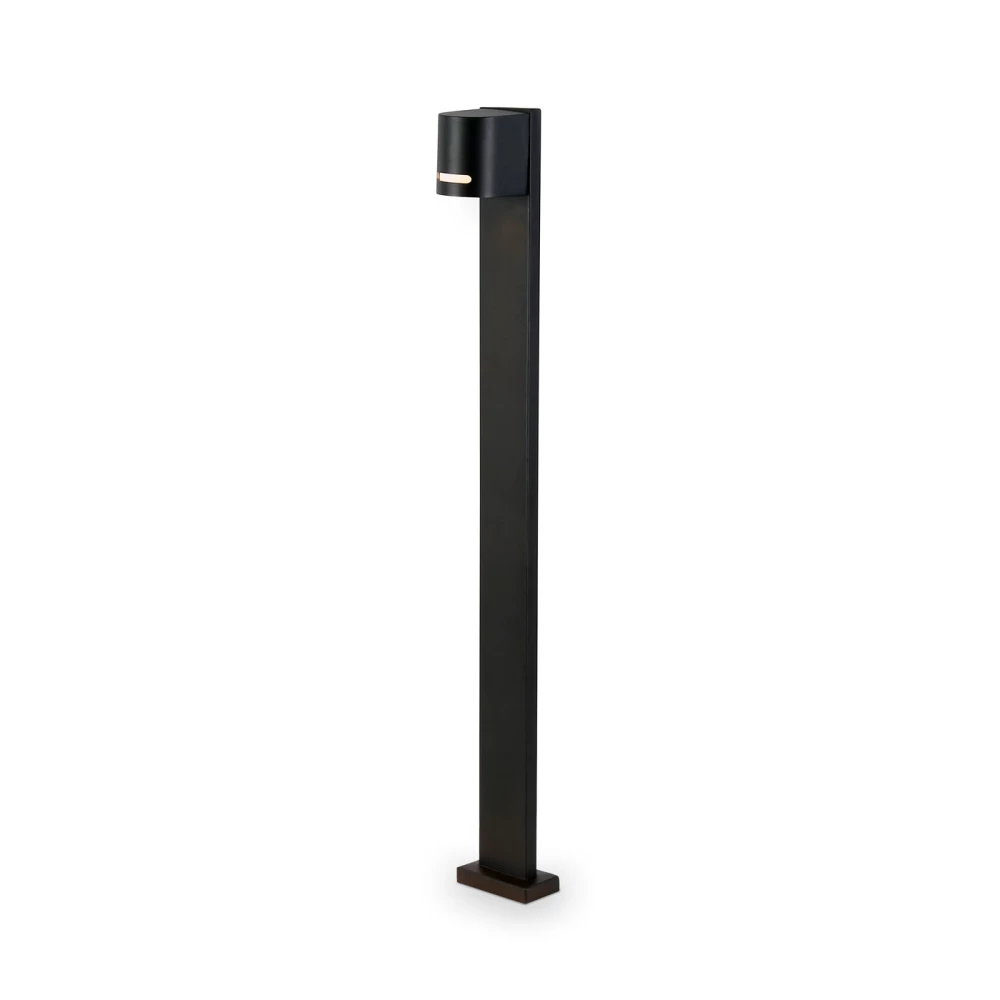 Уличный ландшафтный светильник ST3754 BK черный IP54 GU10 max 35W 136*105*800 - Viokon.com