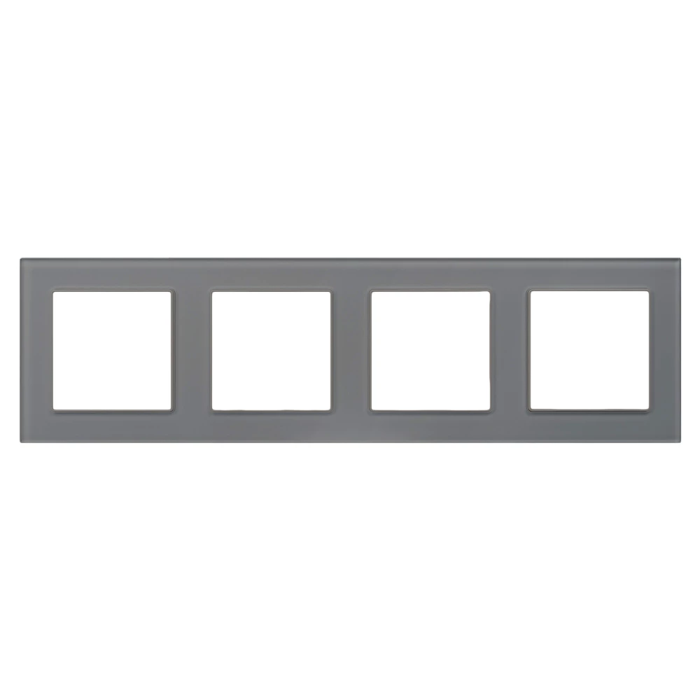 Рамка стеклянная FRM-GLARE-GS-4-GR (Arlight, -) 043804 - Viokon.com