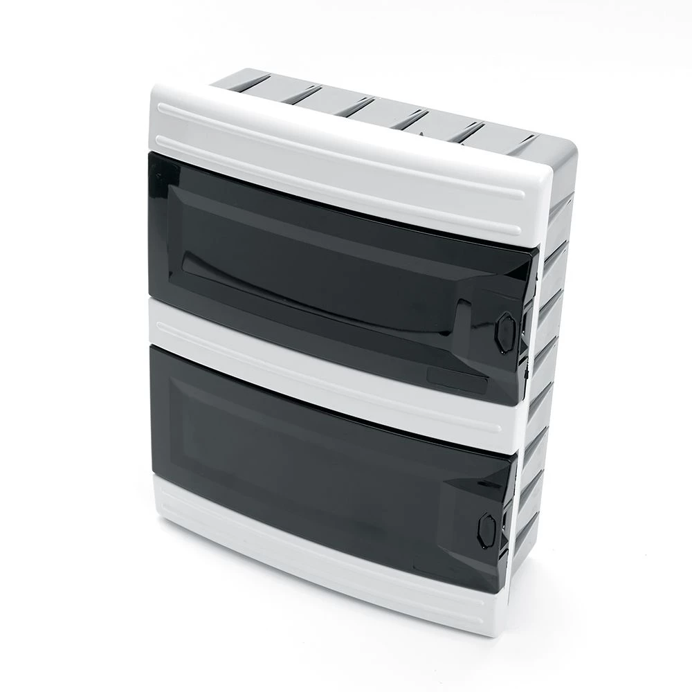 Бокс встраиваемый STEKKER EBX40-2/16-41 16 модулей, пластик, серия Home (39186) - Viokon.com