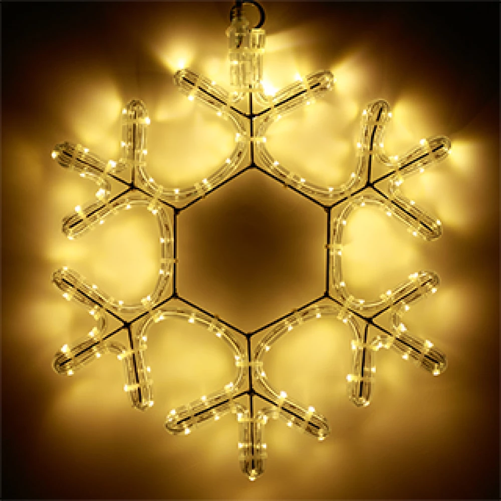 Фигура cветодиодная ARD-SNOWFLAKE-M7-450x375-108LED Warm (230V, 6.5W) (Ardecoled, IP65) 025315 - Viokon.com