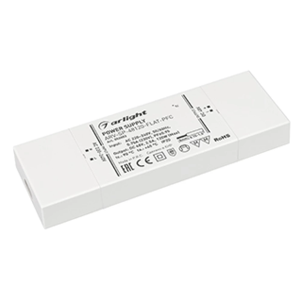 Блок питания ARV-SP-48120-FLAT-PFC (48V, 2.5A, 120W) (Arlight, IP20 Пластик, 5 лет) 052083 - Viokon.com