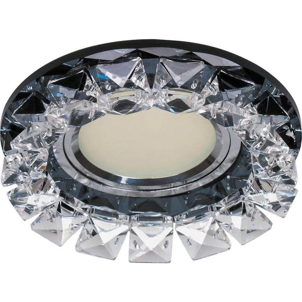 Светильник встраиваемый Feron CD2929 потолочный MR16 G5.3 прозрачный-черный (28457) - Viokon.com