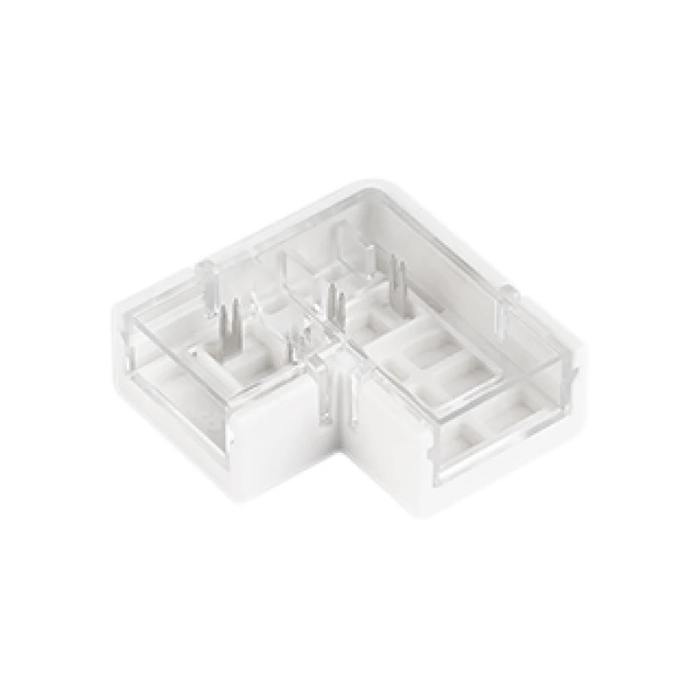 Коннектор угловой COB-MONO-8mm-2pin-STS-IP68 (Arlight, Прозрачный) 059157 - Viokon.com