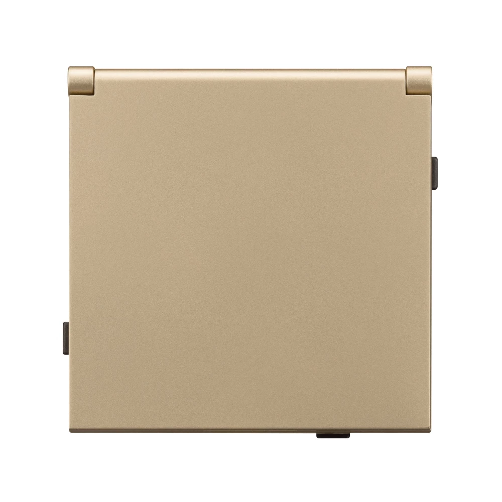 Механизм розетки влагозащищённый SCT-TENDO-MCP-SFPL-GD (230V, 16A) (Arlight, Матовый песочный) 054600 - Viokon.com