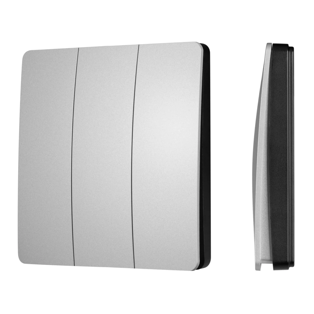 INTELLIGENT ARLIGHT Кнопочная панель KINETIC-801-22-3G-WP-SUF Silver (No battery, IP67, 433Mhz) (IARL, IP67 Пластик, 3 года) 051683 - Viokon.com