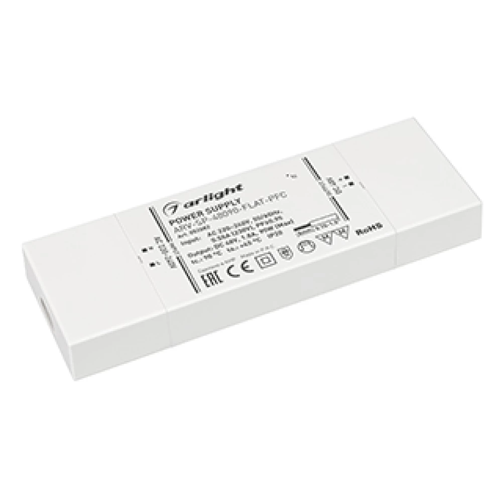 Блок питания ARV-SP-48090-FLAT-PFC (48V, 1.8A, 90W) (Arlight, IP20 Пластик, 5 лет) 052082 - Viokon.com