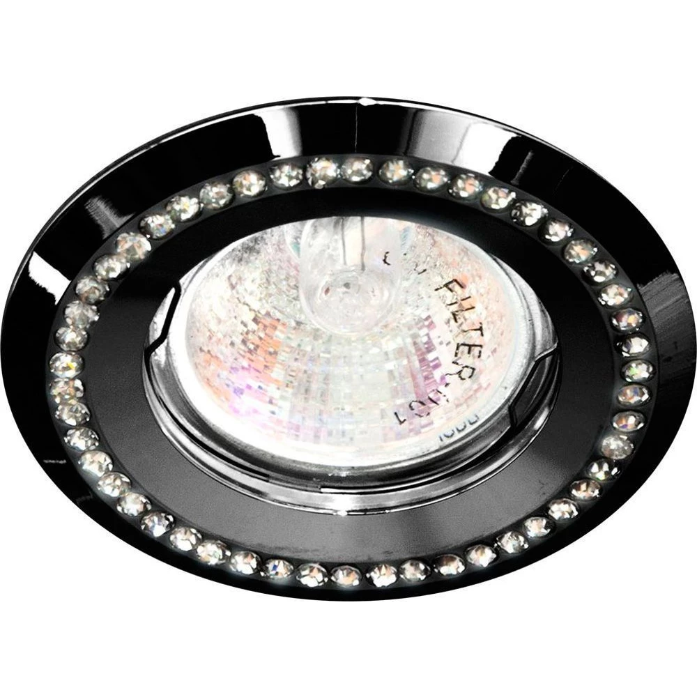 Светильник встраиваемый Feron DL103-C потолочный MR16 G5.3 черный (28449) - Viokon.com