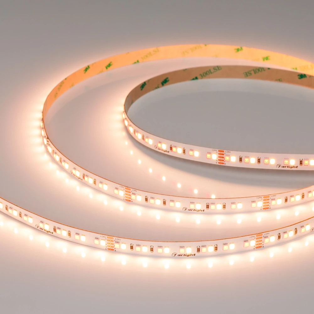 Лента RT-A168-10mm 24V RGBW-Warm (20 W/m, IP20, 5m) (Arlight, высок.эфф.150 лм/Вт) 056879 - Viokon.com
