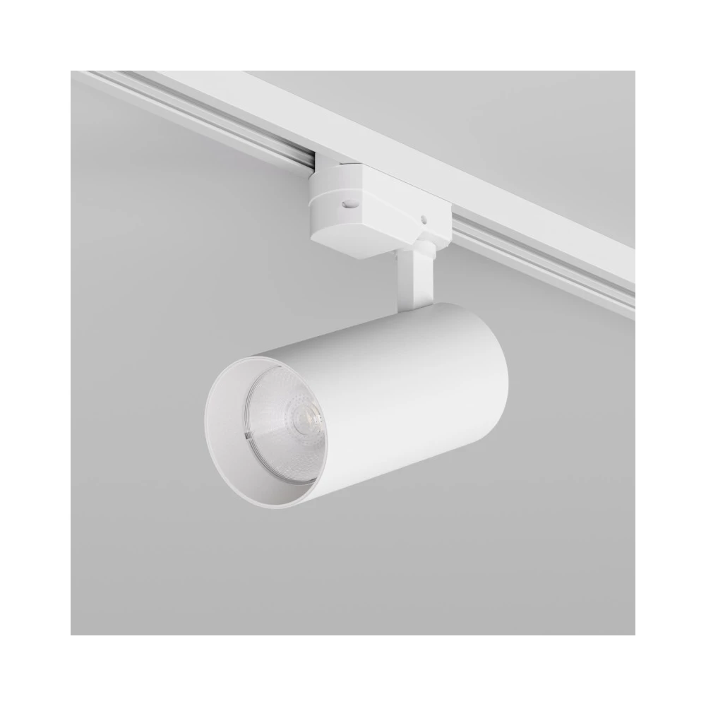 DK6453-WH Трековый светильник SOLID KOPER 145мм d70 220V LED 3000K 24W IP20 белый алюминий - Viokon.com