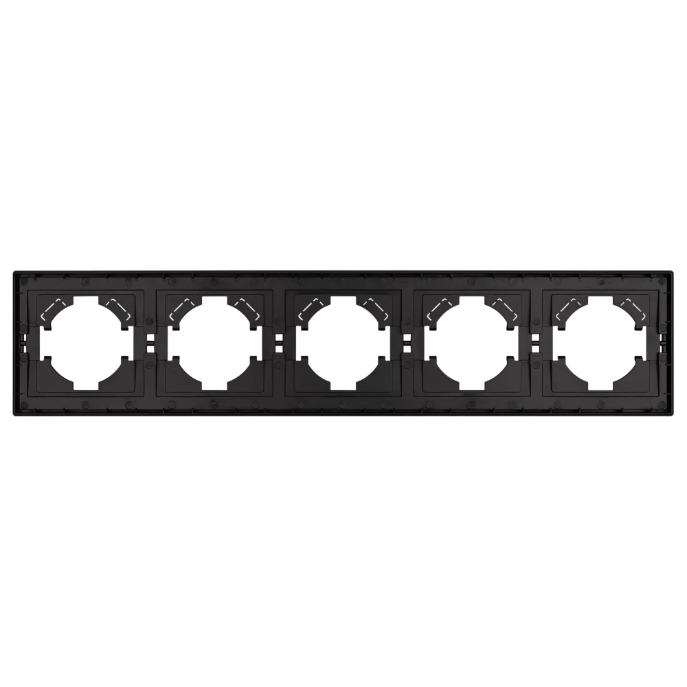 Рамка пластиковая FRM-TENDO-PL-5-BK (Arlight, Черный) 053852 - Viokon.com