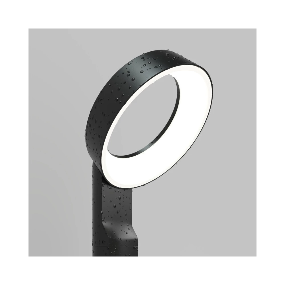 DK9718-BK Ландшафтный светодиодный уличный светильник SANVIK IP65 12 Вт 3000К черный алюминий - Viokon.com