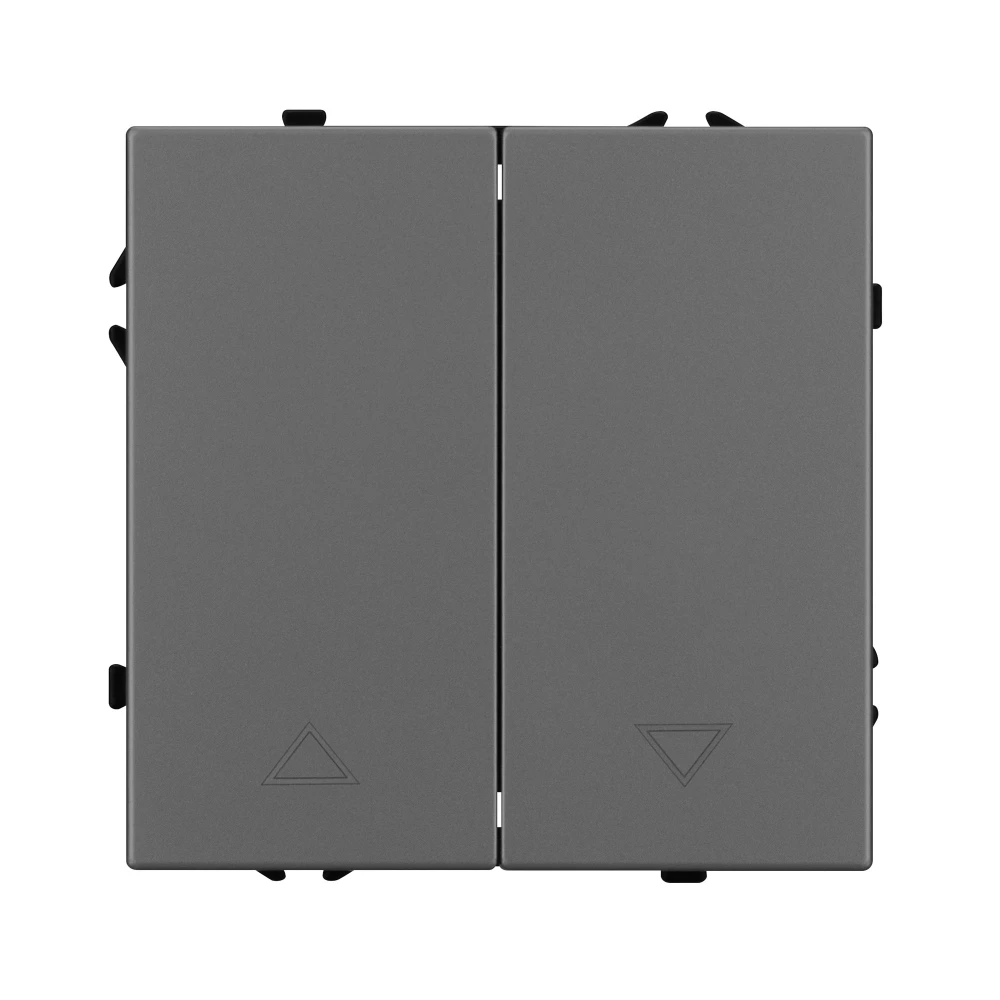 Механизм выключателя управления шторами SWT-NOBE-MKR2-SFPL-GR (230V, 10A) (Arlight, Серый базальт) 054275 - Viokon.com