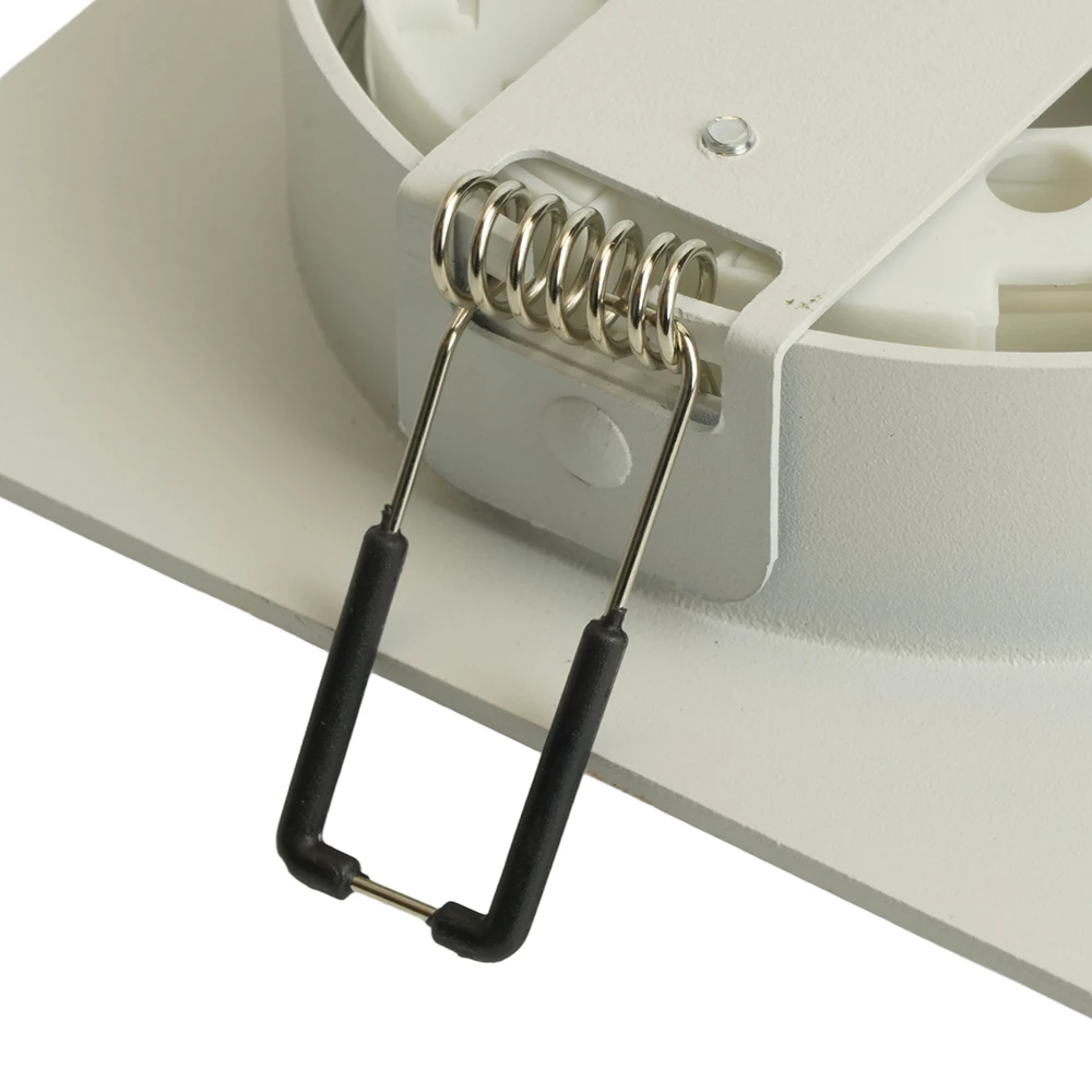 Светильник встраиваемый Feron DL506 потолочный GX53 белый + серебро квадрат (51361) - Viokon.com