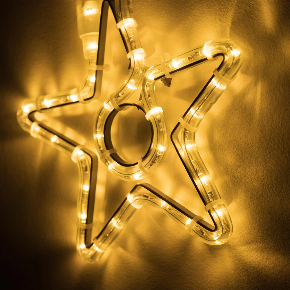 Фигура светодиодная ARD-STAR-M4-200x220-36LED Warm (230V, 2.5W) (Ardecoled, IP65) 034250 - Viokon.com