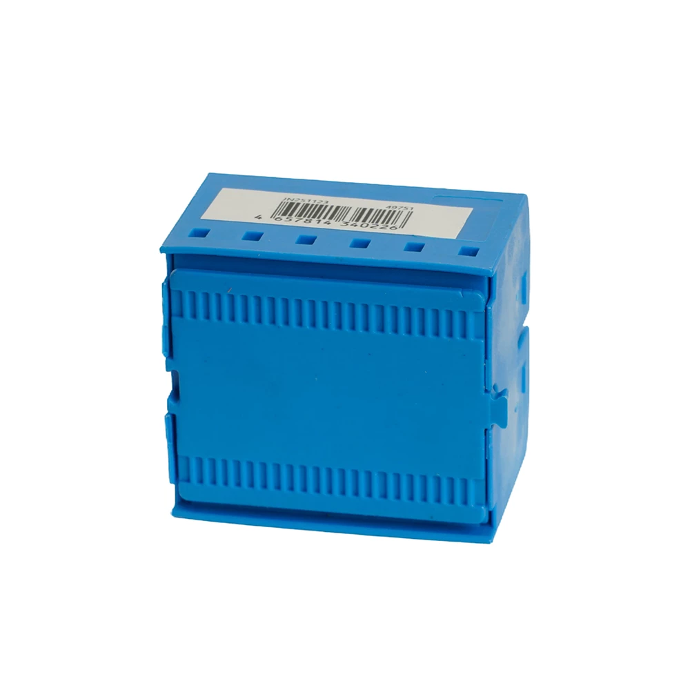 Зажим блочный (групп) для распред.тока нагрузки push-in на 12 точек, сеч 2,5 мм2, 450V, 24А, синий LD580 PTFIX 12/25 (49751) - Viokon.com