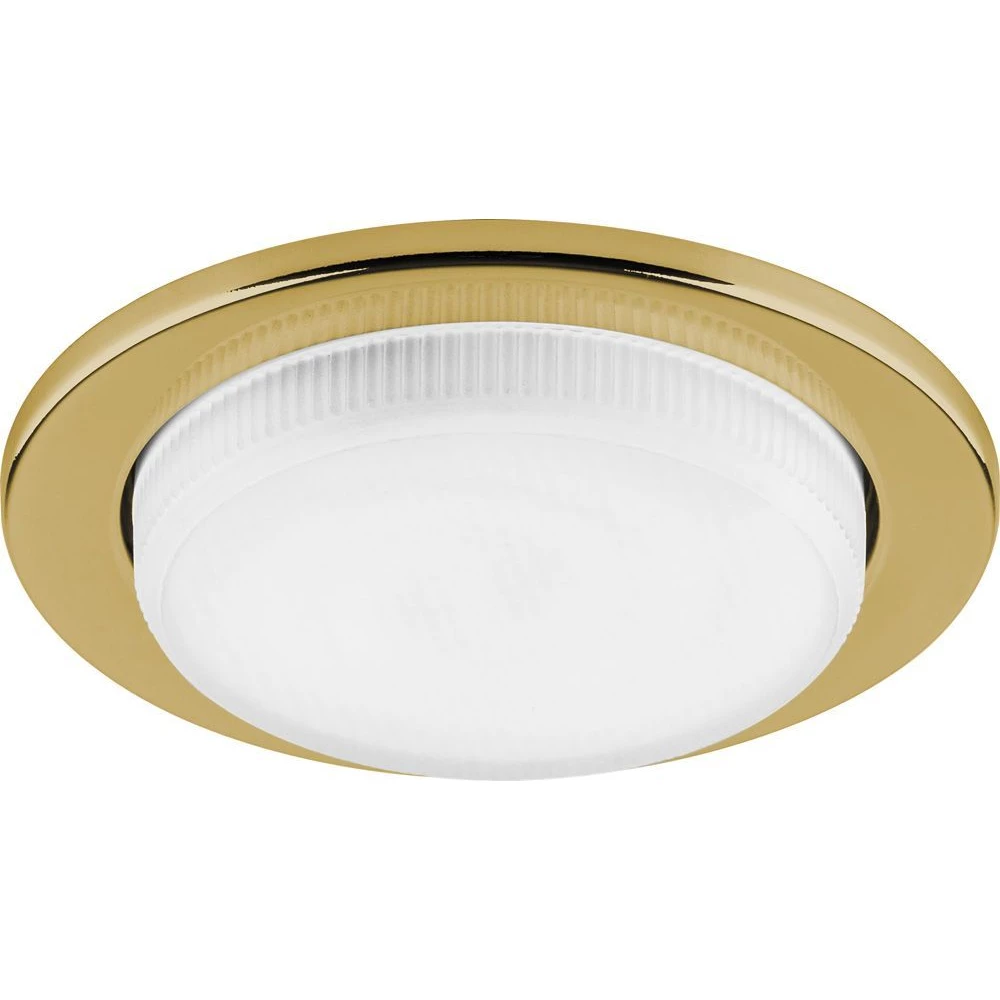 Светильник встраиваемый Feron DL53 потолочный GX53 золотистый (18901) - Viokon.com