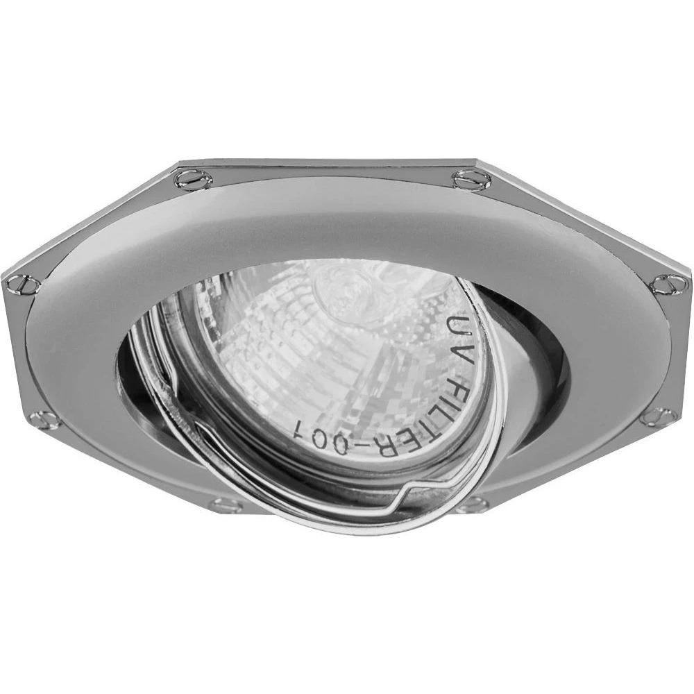 Светильник встраиваемый Feron 305T-MR16 потолочный MR16 G5.3 серый-хром (17569) - Viokon.com