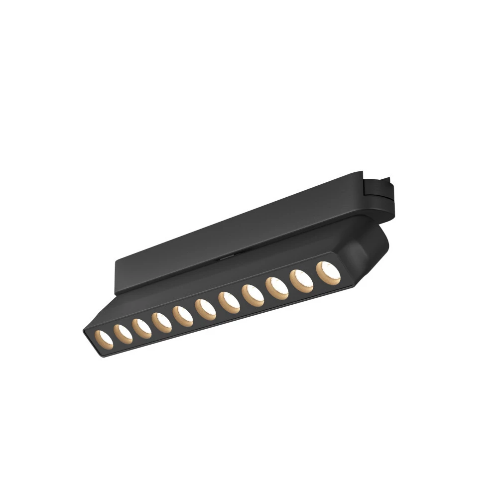 DK5338-BK Светильник для трека Air серия Grill 4000 со светодиодом L230W26H60мм 48V DC 12W RA90 36 4000K IP20 черный алюминий - Viokon.com