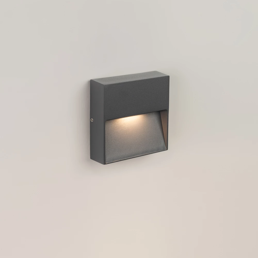 Светильник LGD-TRACE-S100x100-4W Warm3000 (GR, 65 deg, 230V) (Arlight, IP65 Металл, 3 года) 029960 - Viokon.com