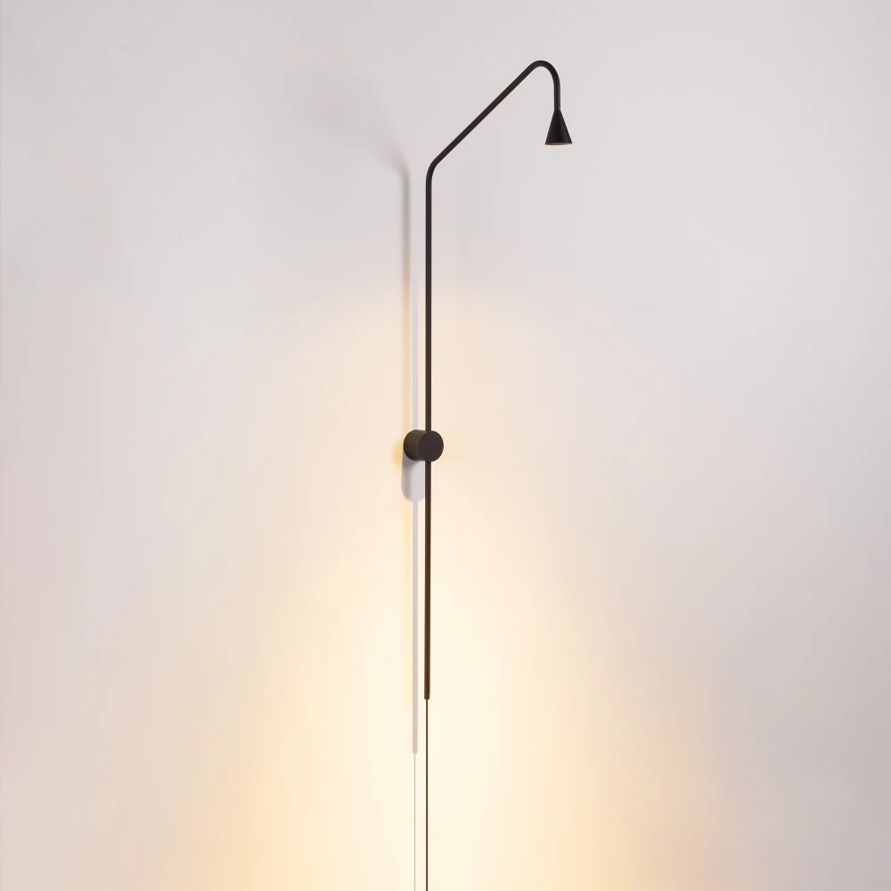 Светильник SP-RINAR-WALL-5W Warm3000 (BK, 36 deg, 230V)  (Arlight, IP20 Металл, 5 лет) 059589 - Viokon.com