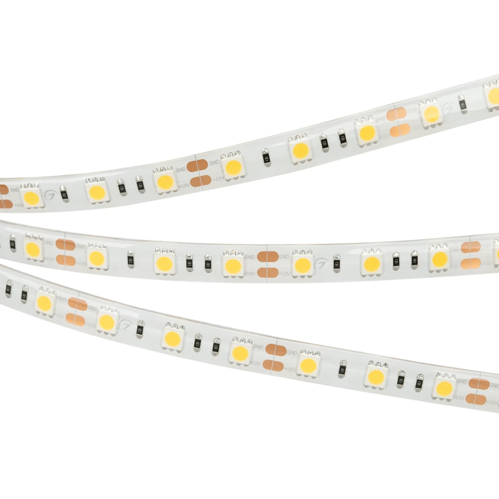 Лента RTW 2-5000SE 12V Cool 2x (5060, 300 LED, LUX) (Arlight, 14.4 Вт/м, IP65) 016845(1) - Viokon.com