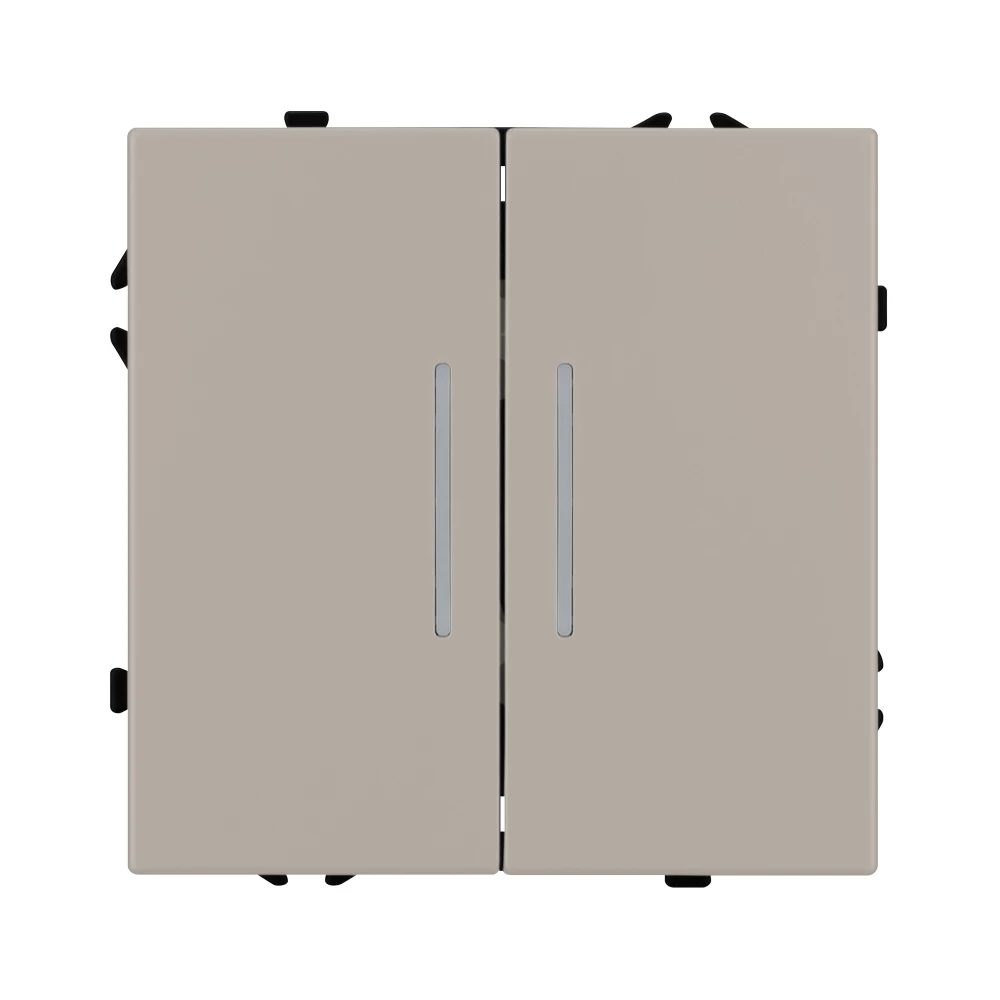 Механизм выключателя двухклавишный непроходной LED SWT-NOBE-MK02-SFPL-L-CA (230V, 10A) (Arlight, -) 059417 - Viokon.com