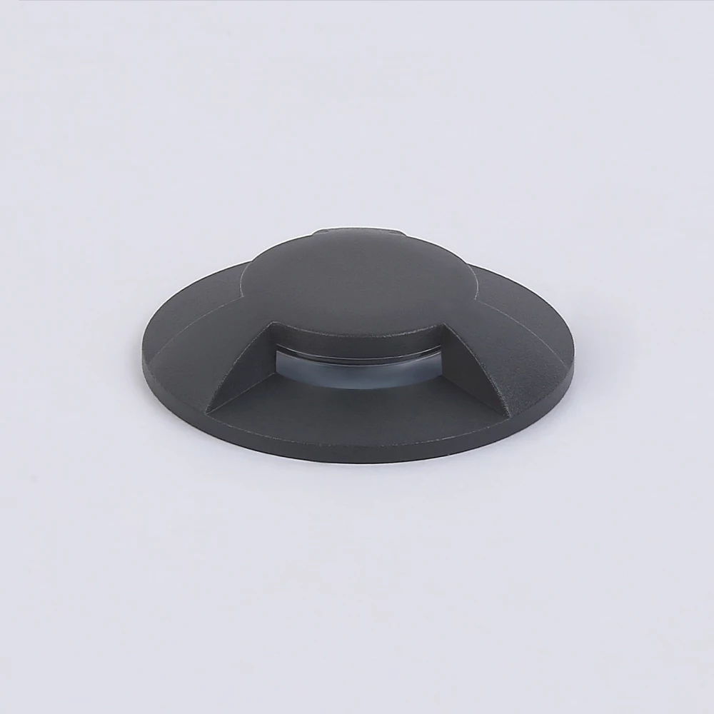 Уличный светодиодный светильник в грунт ST6524 GR серый IP67 LED 4200K 1W D60*93 - Viokon.com