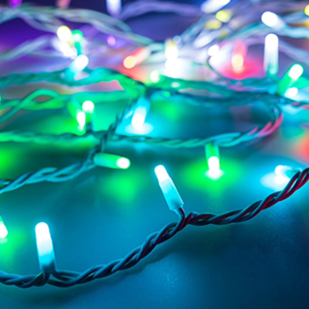 Светодиодная гирлянда ARD-STRING-PRO-10000-WHITE-100LED-MILK-LIVE RGB-DMX (24V, 10W) (Ardecoled, IP65) 031756 - Viokon.com