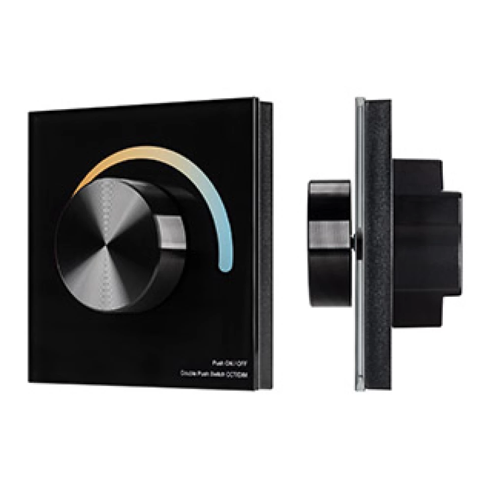 Панель SMART-P2-MIX-G-IN Black (3V, Rotary, 2.4G) (Arlight, IP20 Пластик, 5 лет) 033755 - Viokon.com