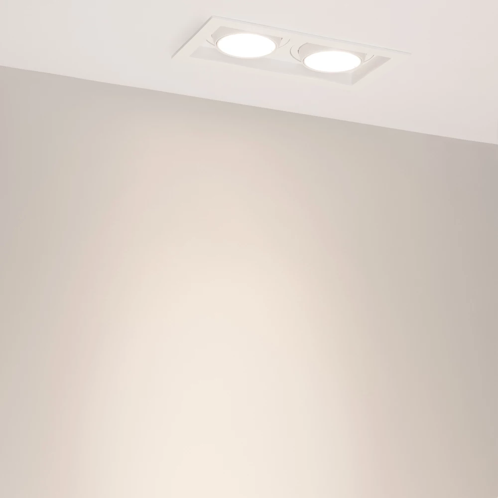 Светильник MS-VORTEX-BUILT-S210x117-2x20W Day4000 (WH-WH, 20 deg, 230V) (Arlight, IP20 Металл, 5 лет) 057769 - Viokon.com